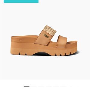 Reef Women's Tan Platform Sandals